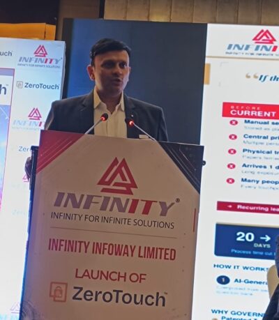 भारत में पेपर लीक पर लगेगा लगाम! इनफिनिटी इंफोवे ने लॉन्च की AI आधारित ZEROTOUCH DaaS मशीन