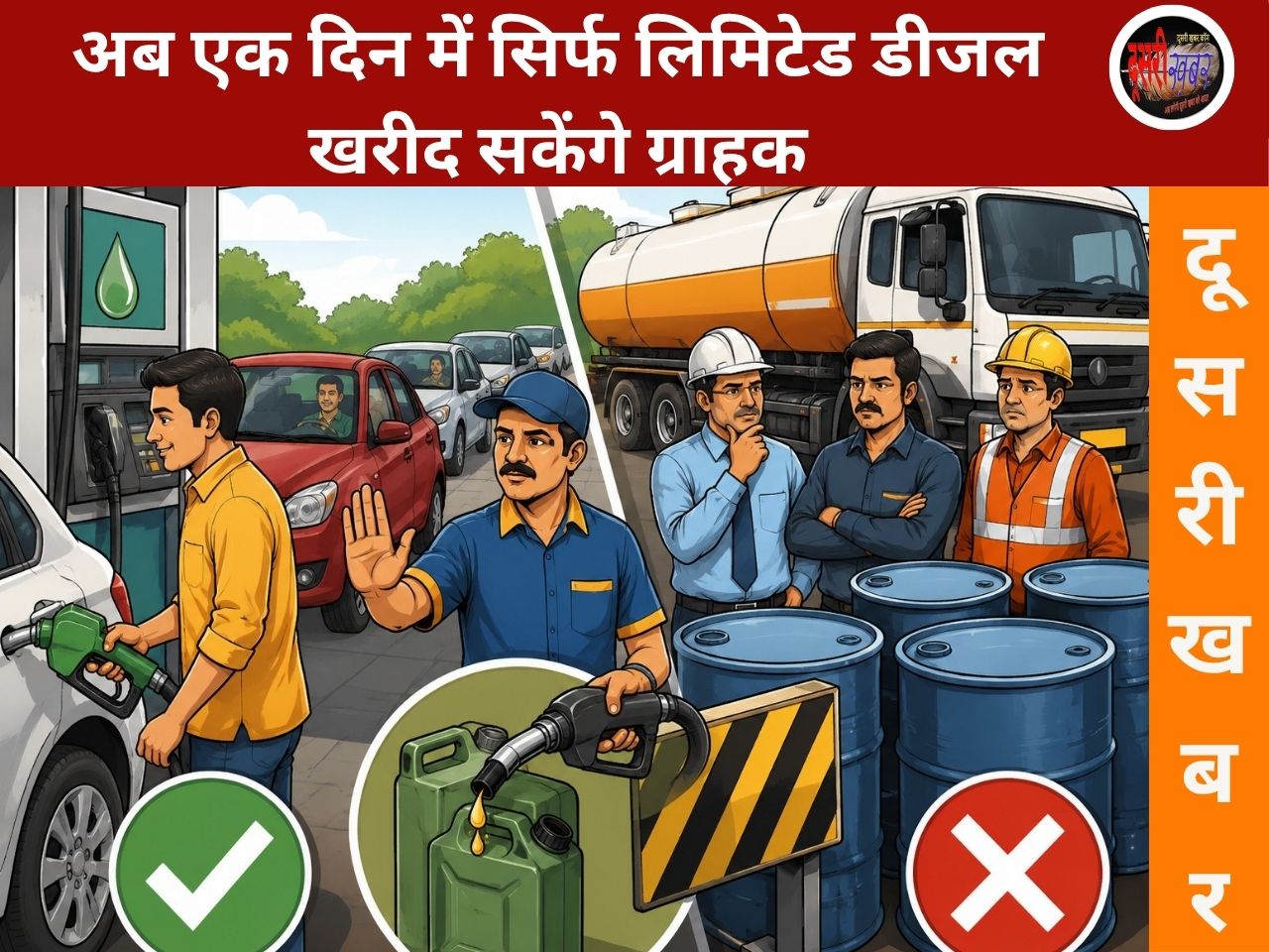 सरकार का बड़ा फैसला: अब एक ग्राहक को रोज सिर्फ 2.. लीटर डीजल, डीजल की लिमिट आम लोगों के लिए राहत या नई चिंता?