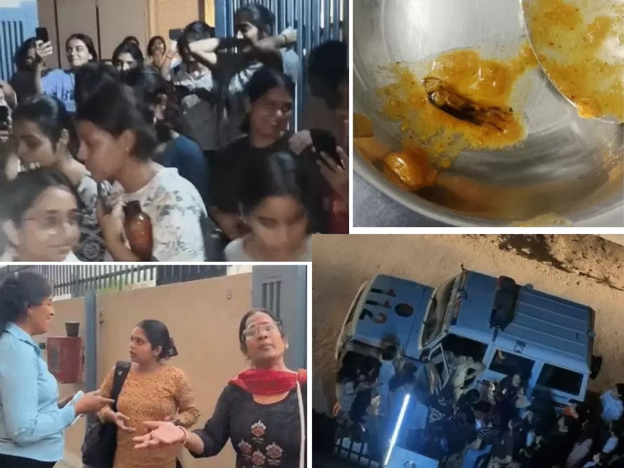 JECRE और पूर्णिमा यूनिवर्सिटी की छात्राओं ने गर्ल्स हॉस्टल में खाने की गुणवत्ता पर किया बवाल, 500 छात्राओं ने मांगी फीस वापसी; रात में उतरीं सड़क पर... 