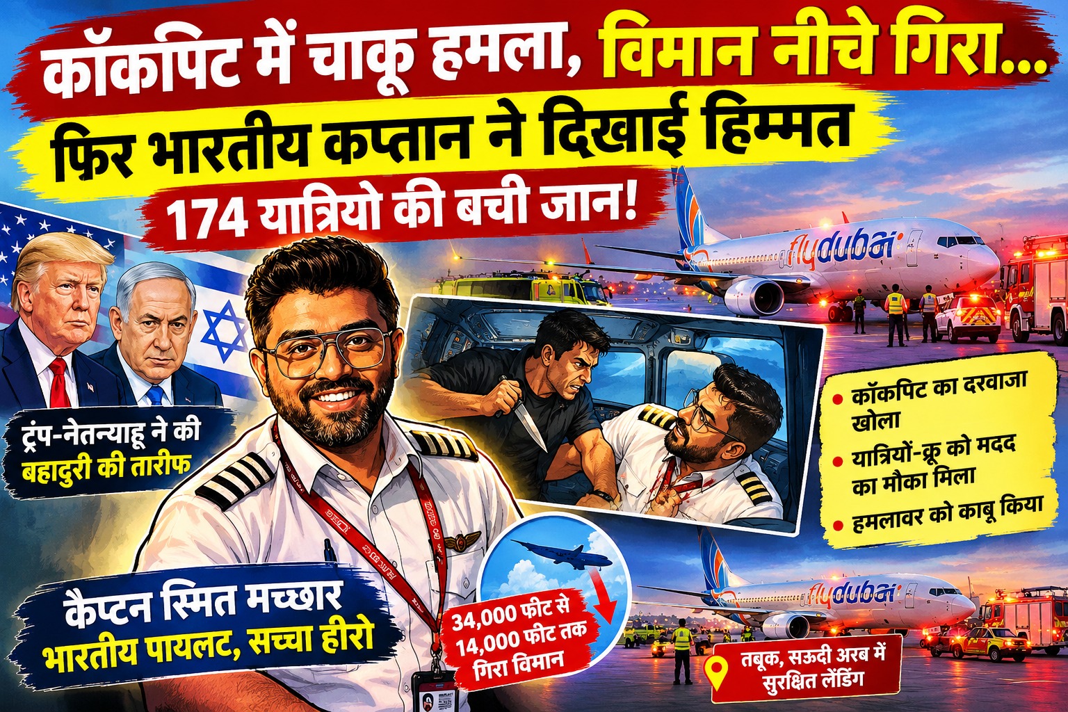 कॉकपिट में चाकू से हमला, विमान तेजी से नीचे गिरा… फिर भारतीय कप्तान ने दिखाई हिम्मत; 174 यात्रियों की बची जान! पढ़िए कैसे घटित हुआ पूरा घटनाक्रम…
